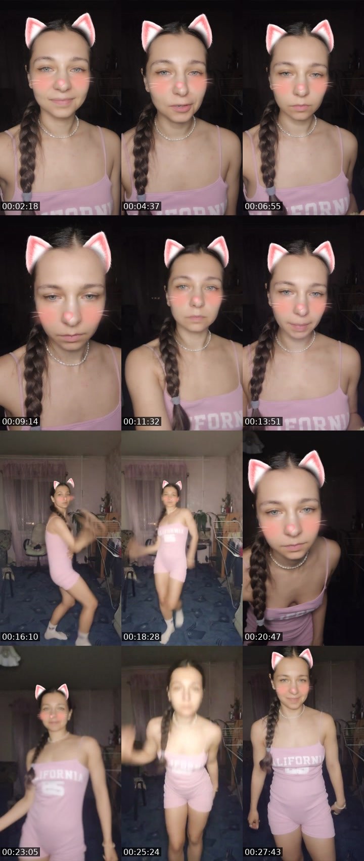 Contact-sheet preview of 27k💜Petite Paposh's Liveme recording