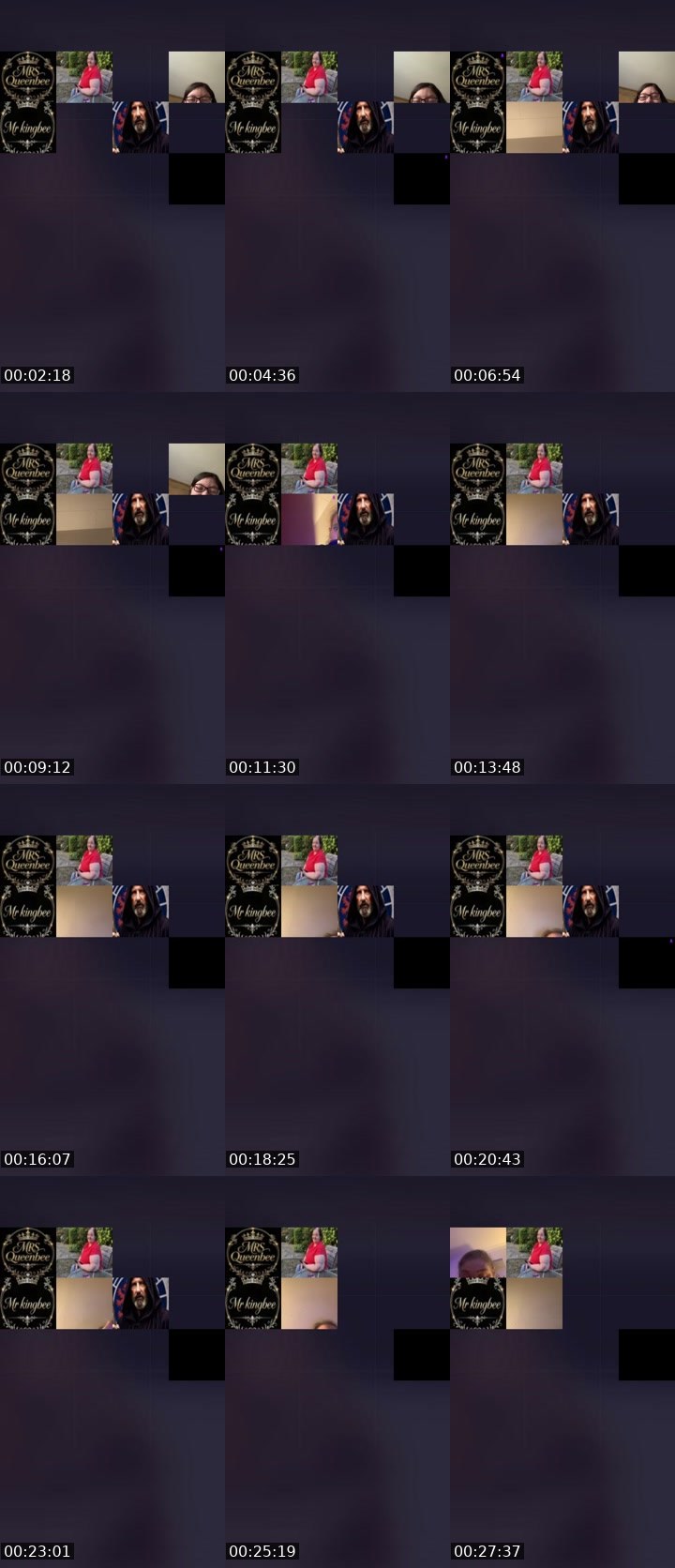 Contact-sheet preview of 💯NR💯Queenbee2.0's Liveme recording