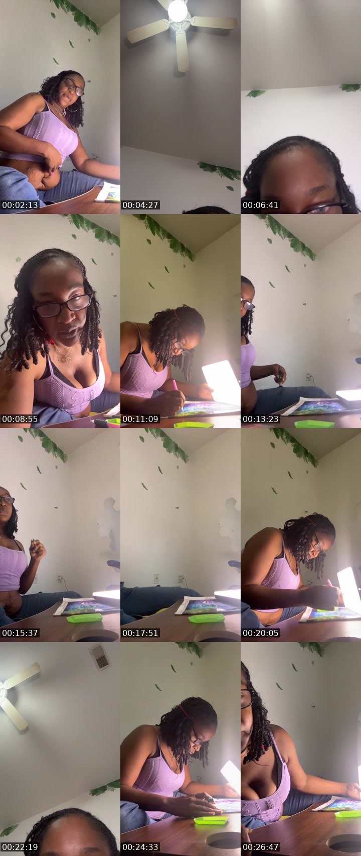 Contact-sheet preview of Beautiful919's Liveme recording