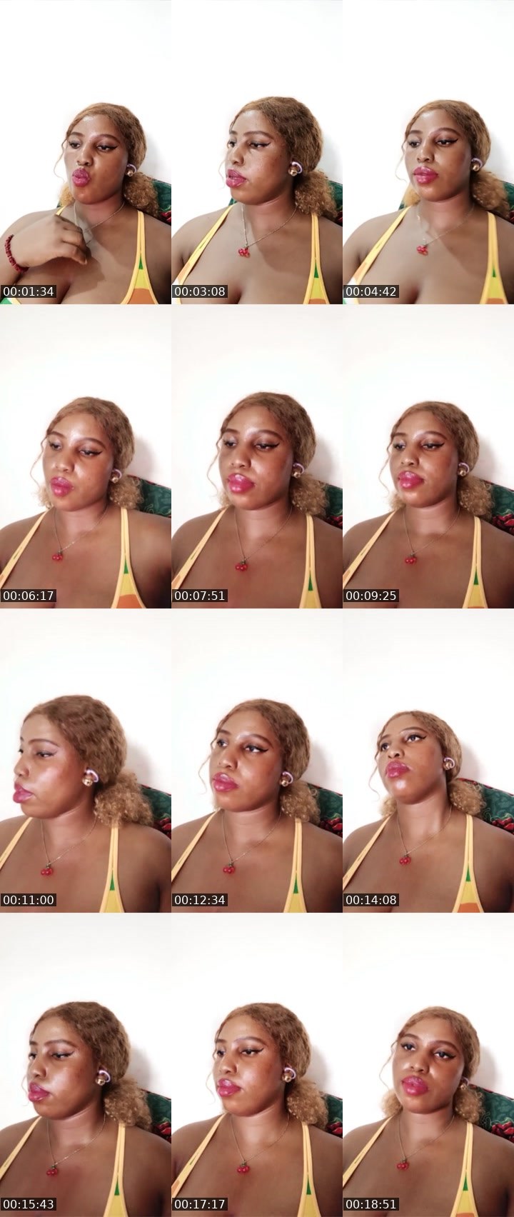 Contact-sheet preview of Caramel 🏦's Liveme recording