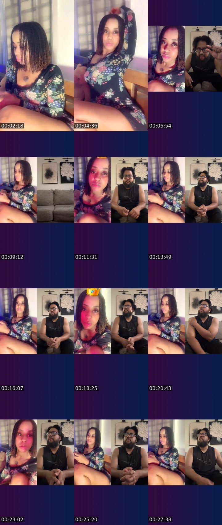 Contact-sheet preview of 🍑Curvy Goddess's Liveme recording