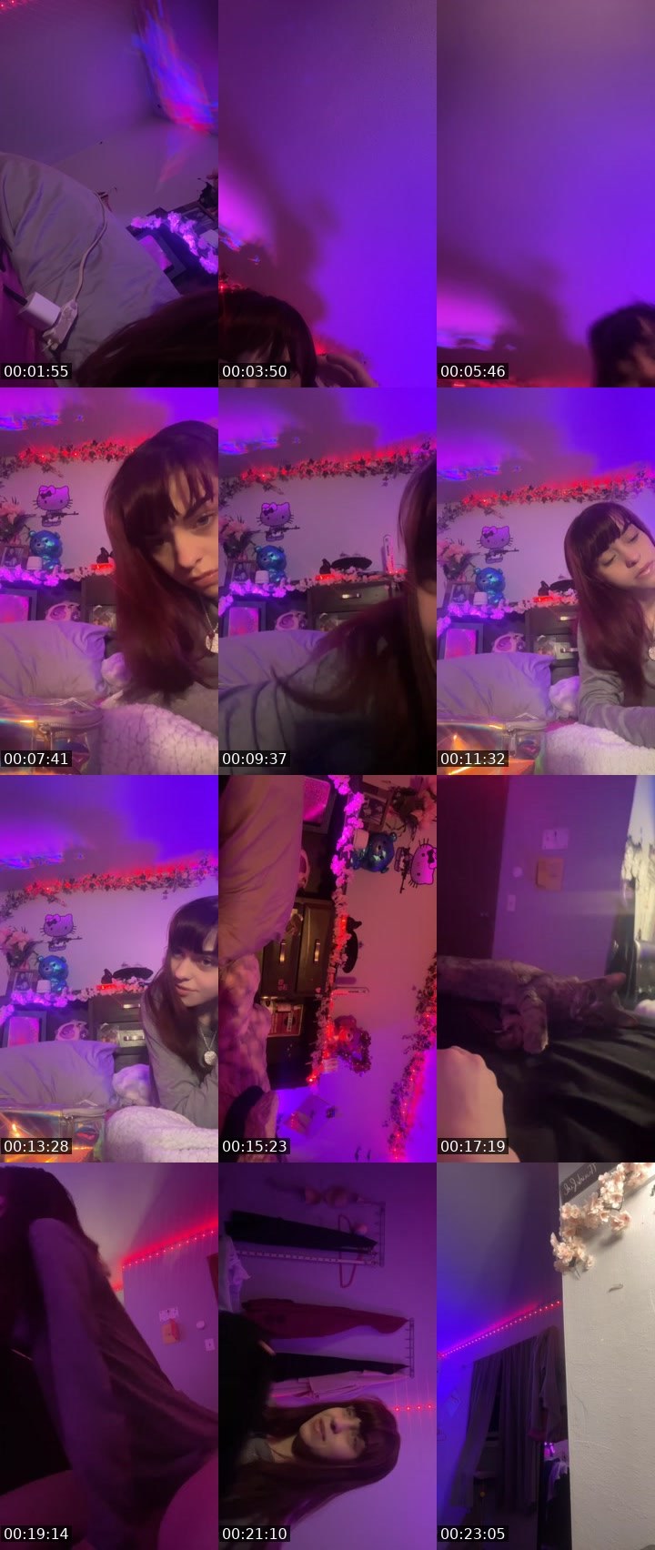 Contact-sheet preview of 𝕄𝕒𝕞𝕚𝕟𝕒𝕕𝕪𝕒♊︎'s Liveme recording
