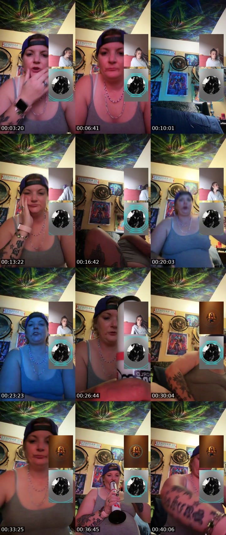 Contact-sheet preview of ɱ ʝ ❌⭕️ b̶un̶n̶y̶ 🐇's Liveme recording