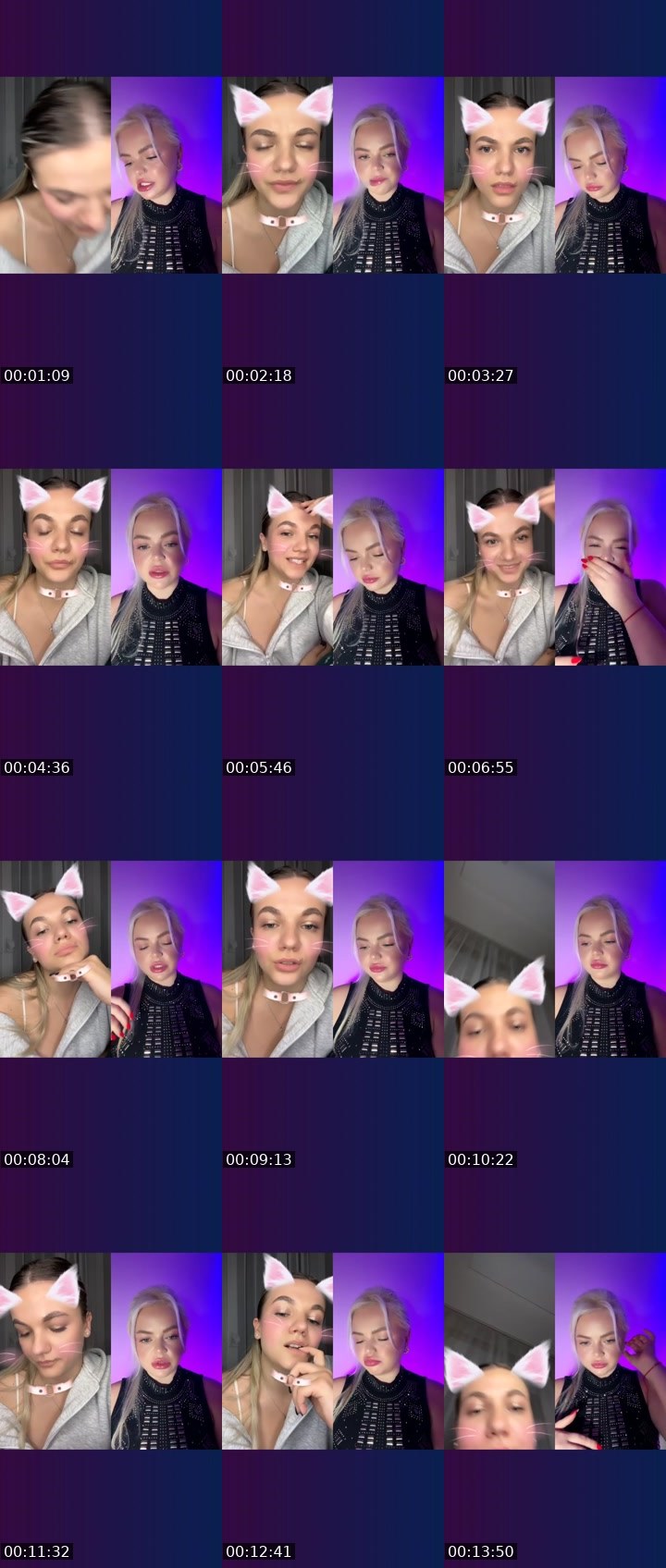 Contact-sheet preview of ℄🤍𓆩ALEKSANDRA𓆪🤍's Liveme recording
