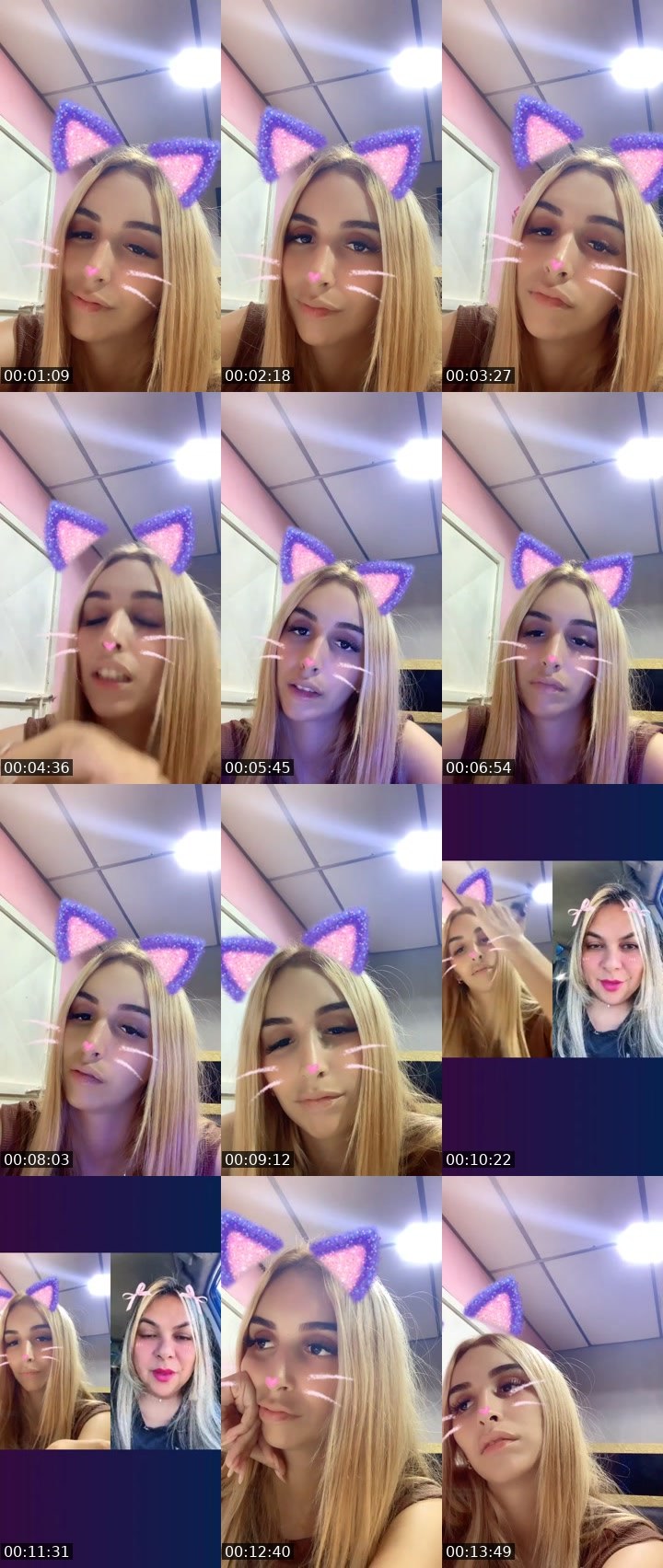 Contact-sheet preview of 🌖⋆Danna 🕶️👸🏼's Liveme recording