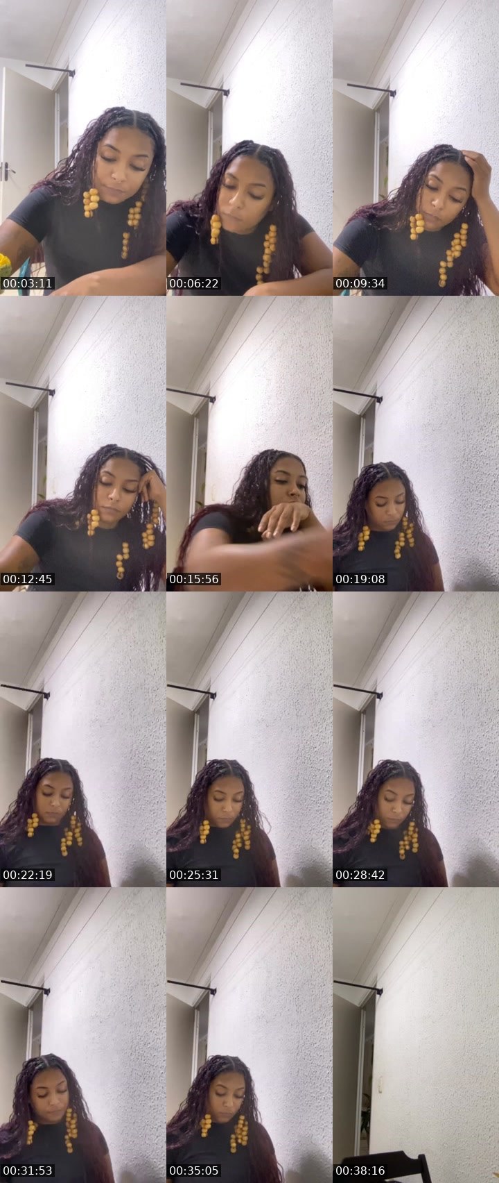 Contact-sheet preview of Nique 🍨's Liveme recording