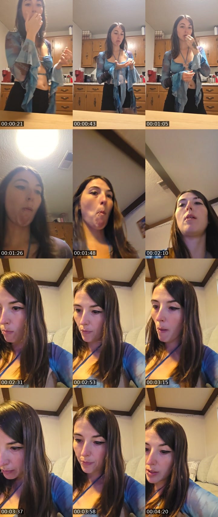 Contact-sheet preview of ᵕ̈babylove❤️'s Liveme recording