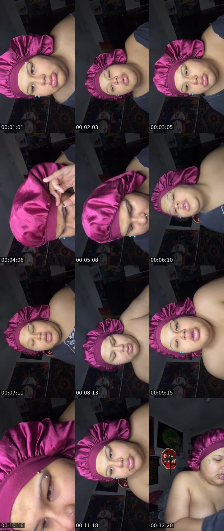Contact-sheet preview of vv rain's Liveme recording