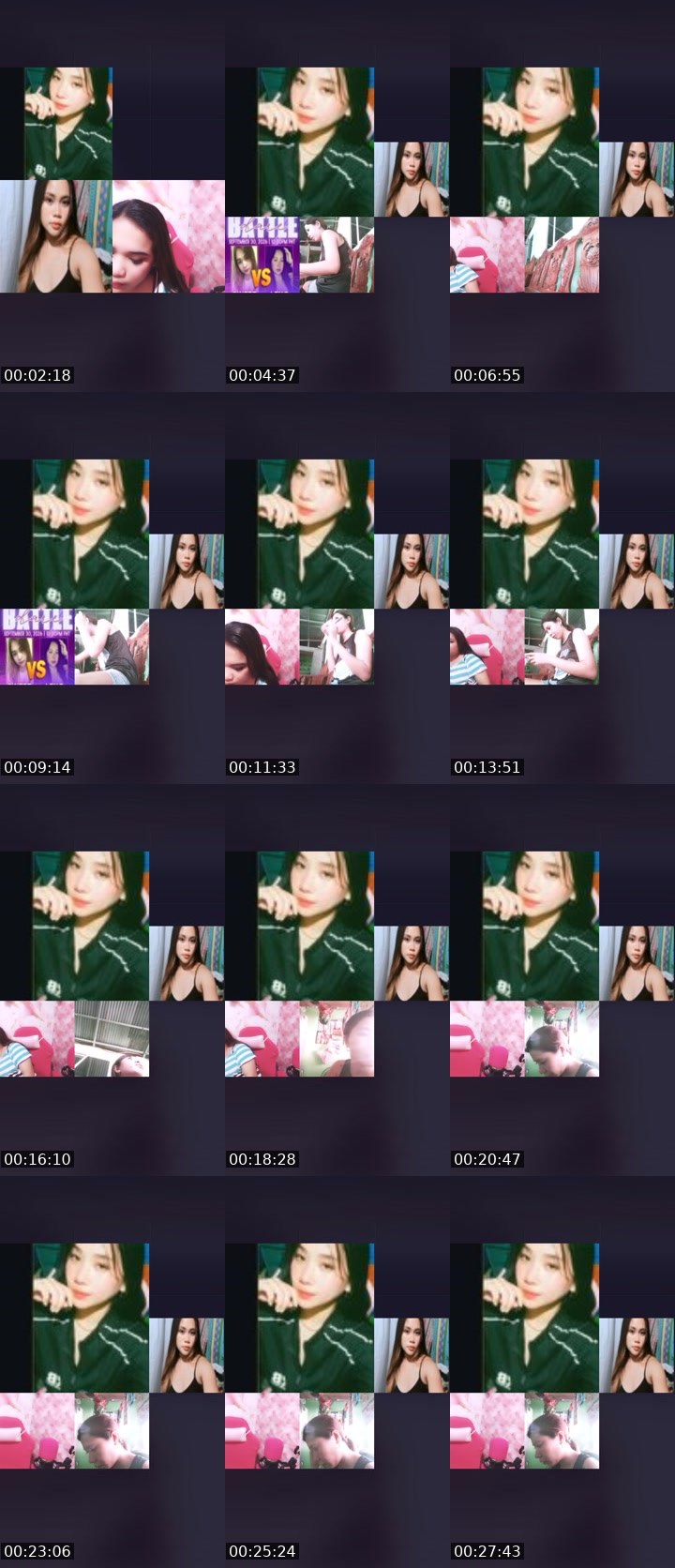 Contact-sheet preview of ㋡ᴹⱽᴾCrissy's Liveme recording