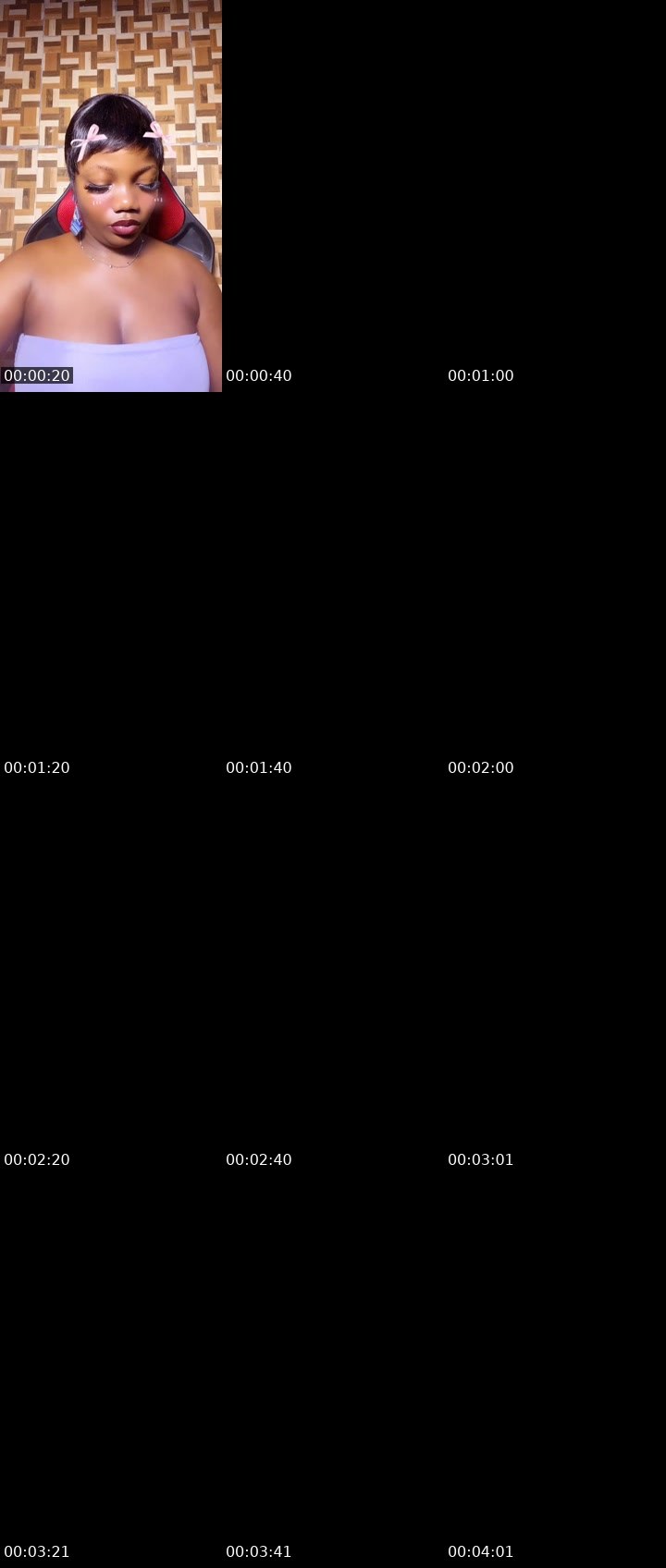Contact-sheet preview of Badieee's Liveme recording