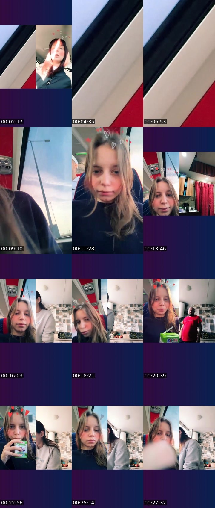 Contact-sheet preview of ᴄᴏᴜᴄʜ℘ᴏᴛᴀᴛᴏ🪽🇺🇦's Liveme recording