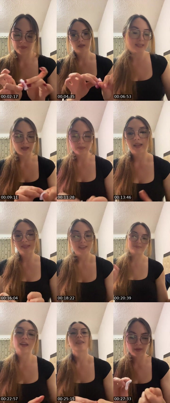 Contact-sheet preview of Annis🌸🐟's Liveme recording