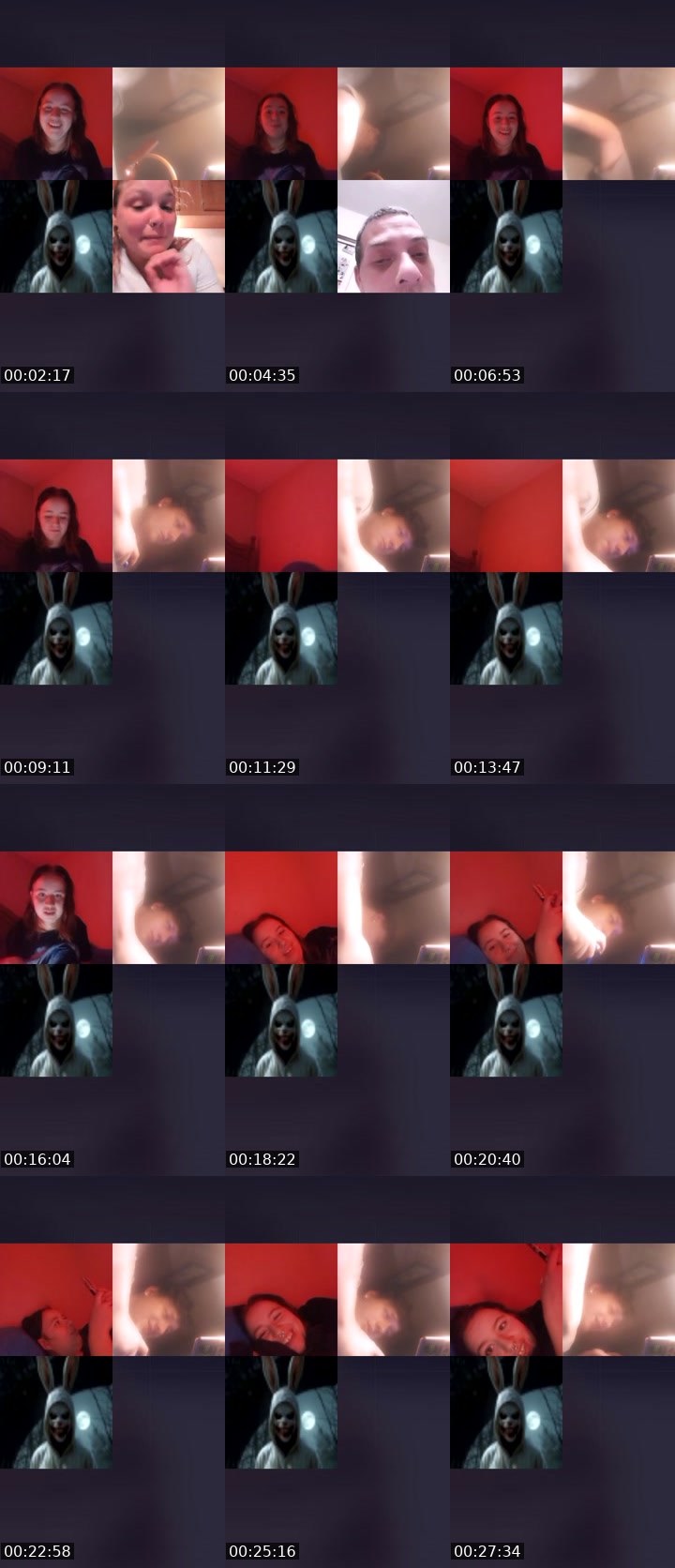 Contact-sheet preview of queen skelet's Liveme recording