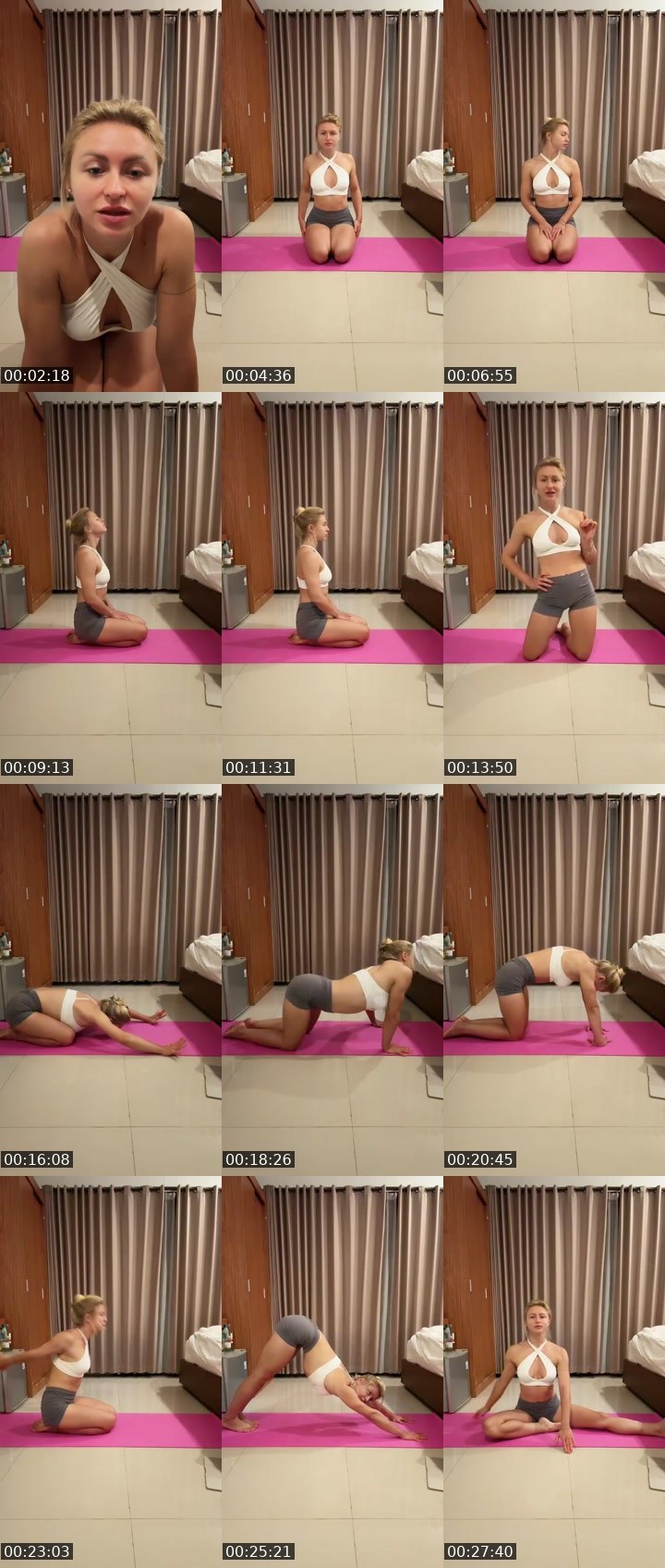 Contact-sheet preview of YogaDivaAnastasiia's Liveme recording
