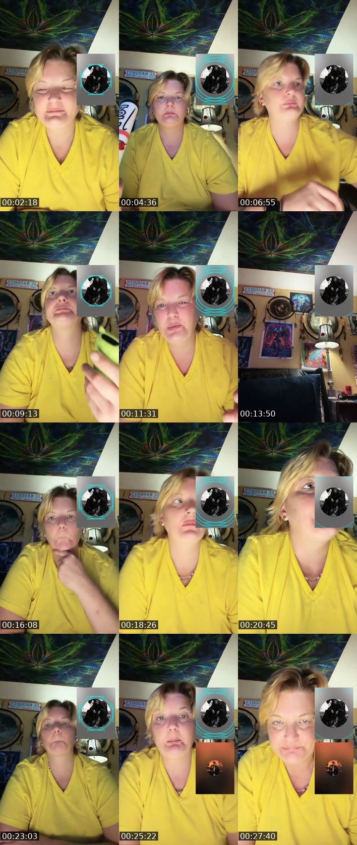 Contact-sheet preview of ɱ ʝ ❌⭕️ b̶un̶n̶y̶ 🐇's Liveme recording