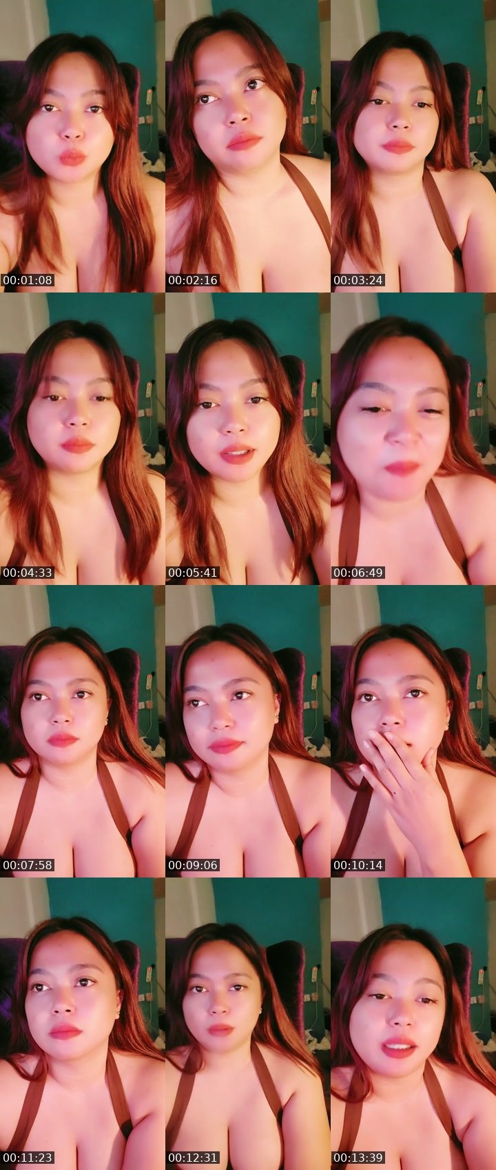 Contact-sheet preview of alee 🌸's Liveme recording
