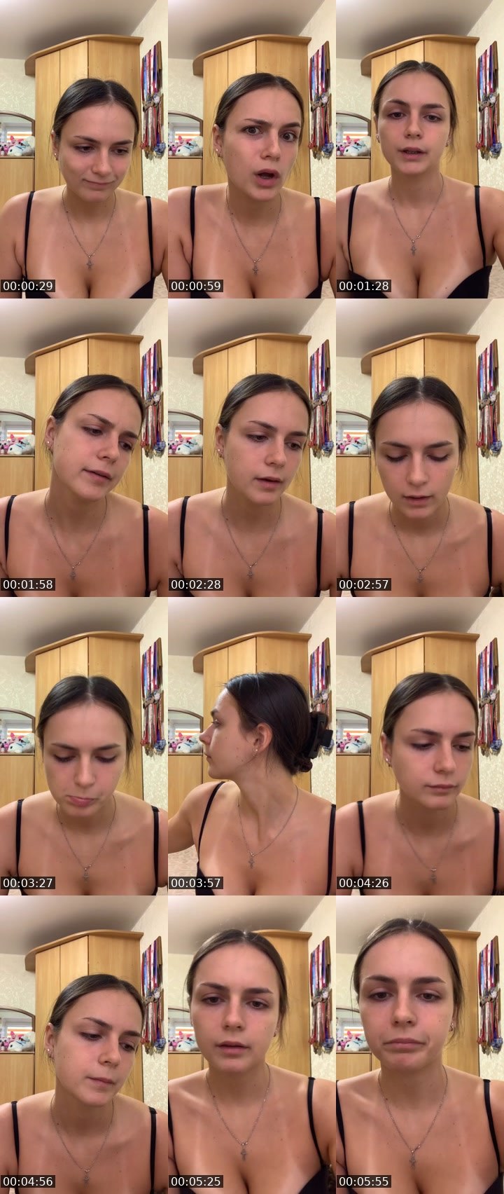 Contact-sheet preview of 👑lizochka🎀's Liveme recording