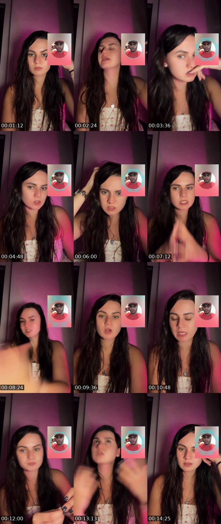 Contact-sheet preview of katie_belle 🌸's Liveme recording