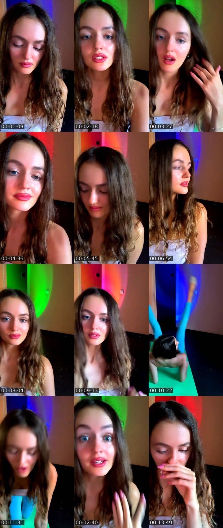 Contact-sheet preview of Pola🌷's Liveme recording
