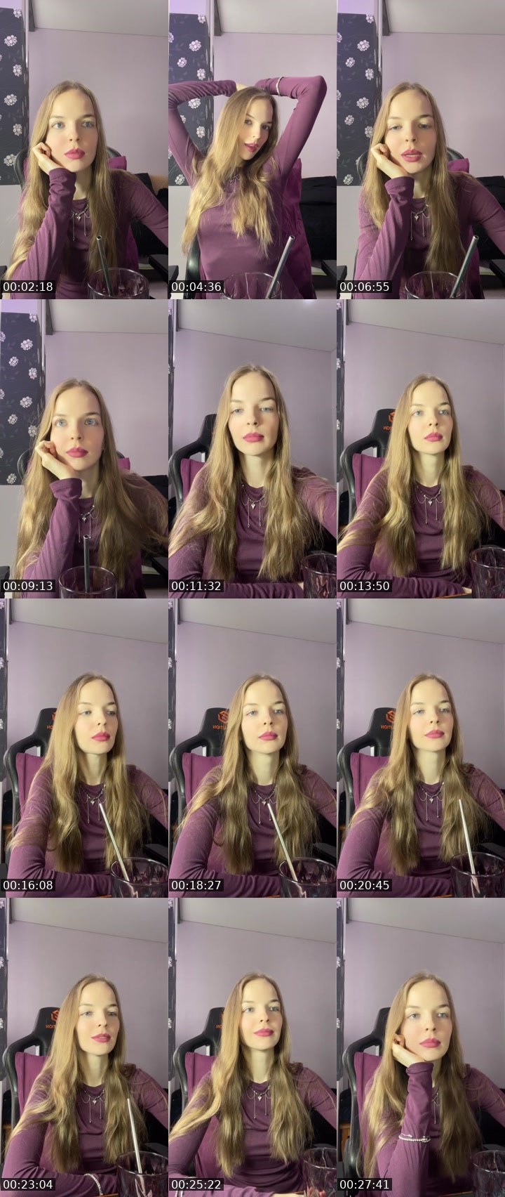 Contact-sheet preview of 𝙾𝚑 ོ☁️𝙹𝚞𝚕𝚜 ོ's Liveme recording
