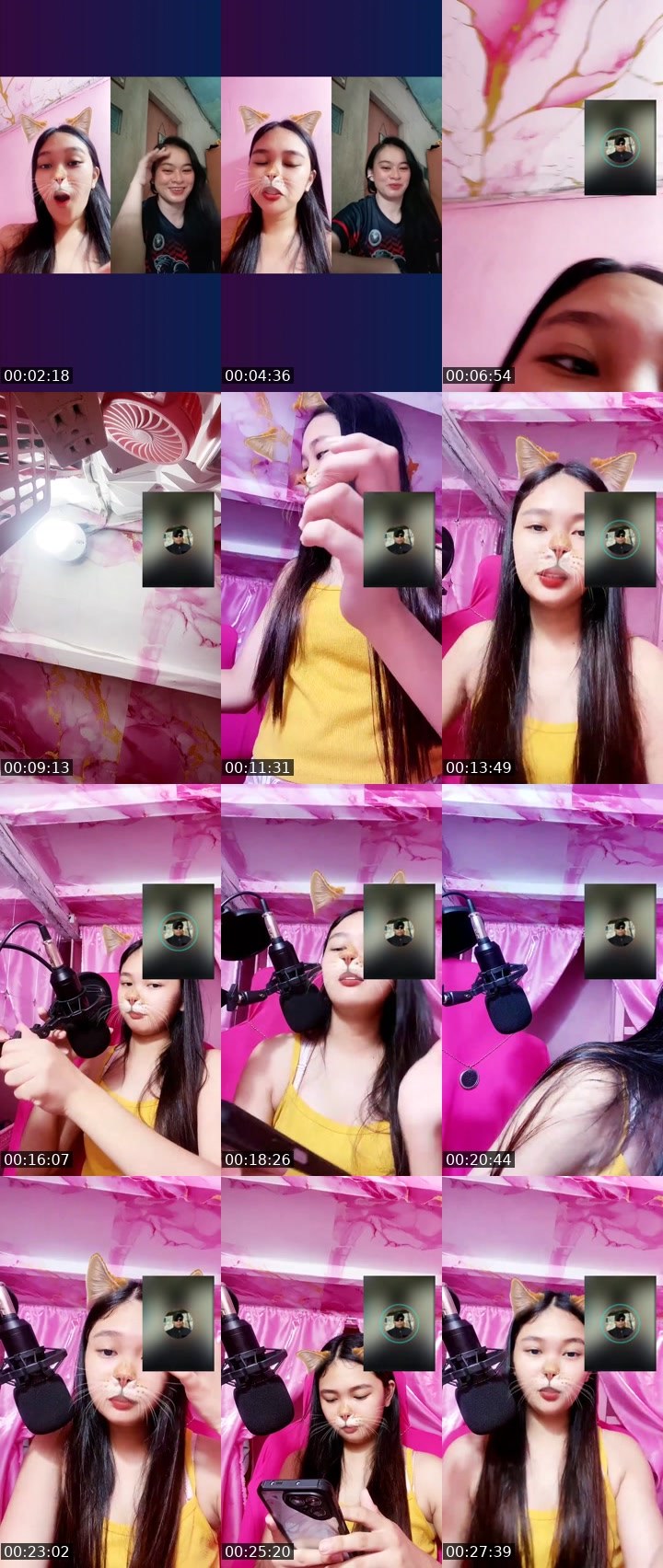Contact-sheet preview of 👸Jashlei🦄🔹's Liveme recording