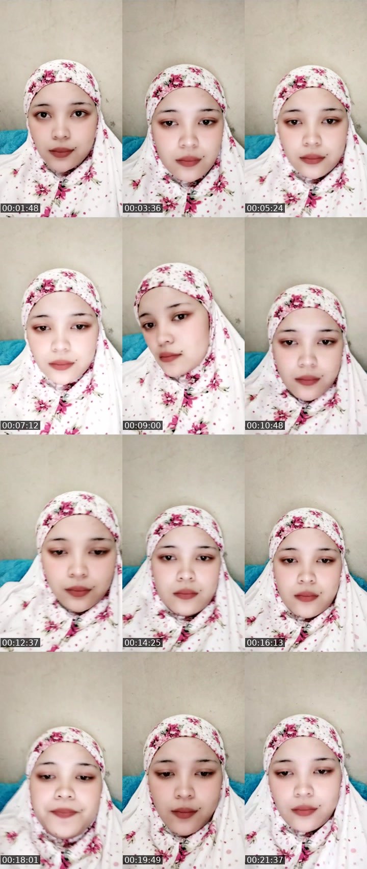 Contact-sheet preview of dinda fitri's Liveme recording