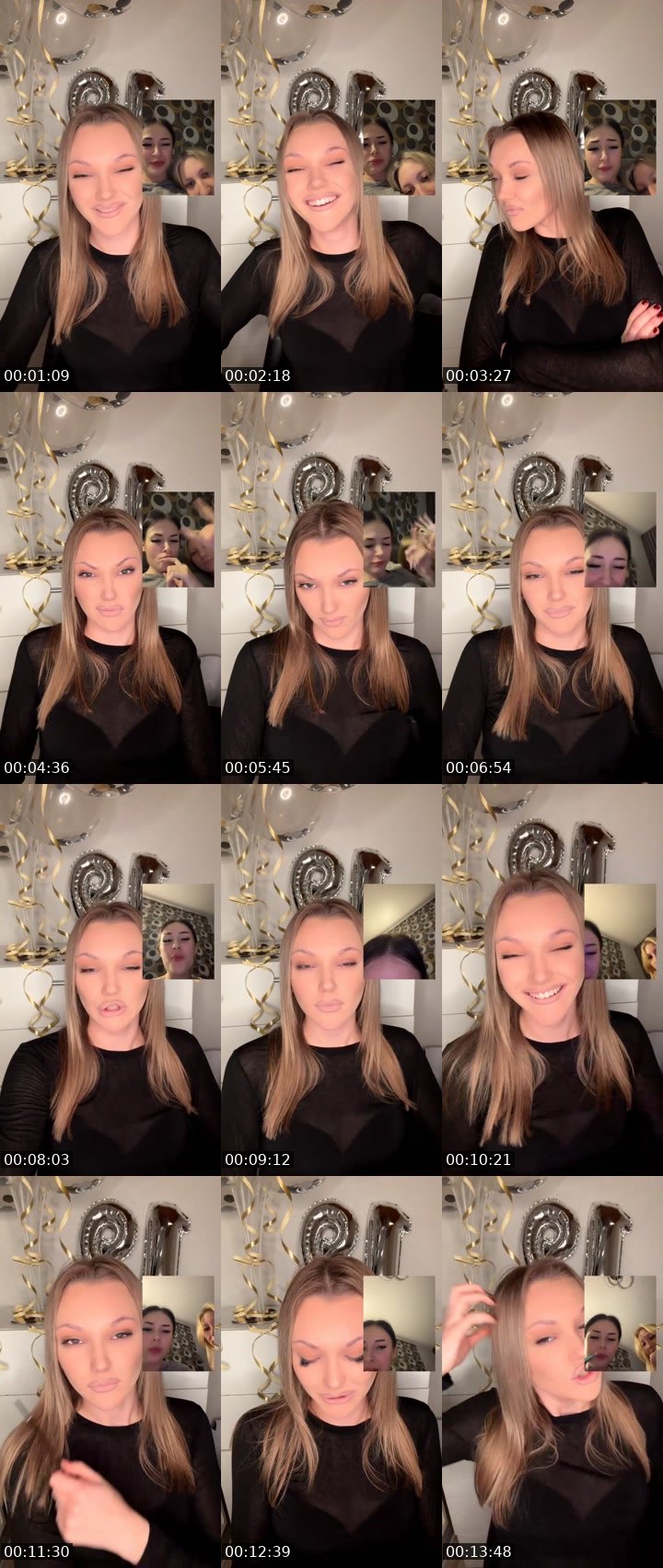 Contact-sheet preview of Essanta🖤's Liveme recording