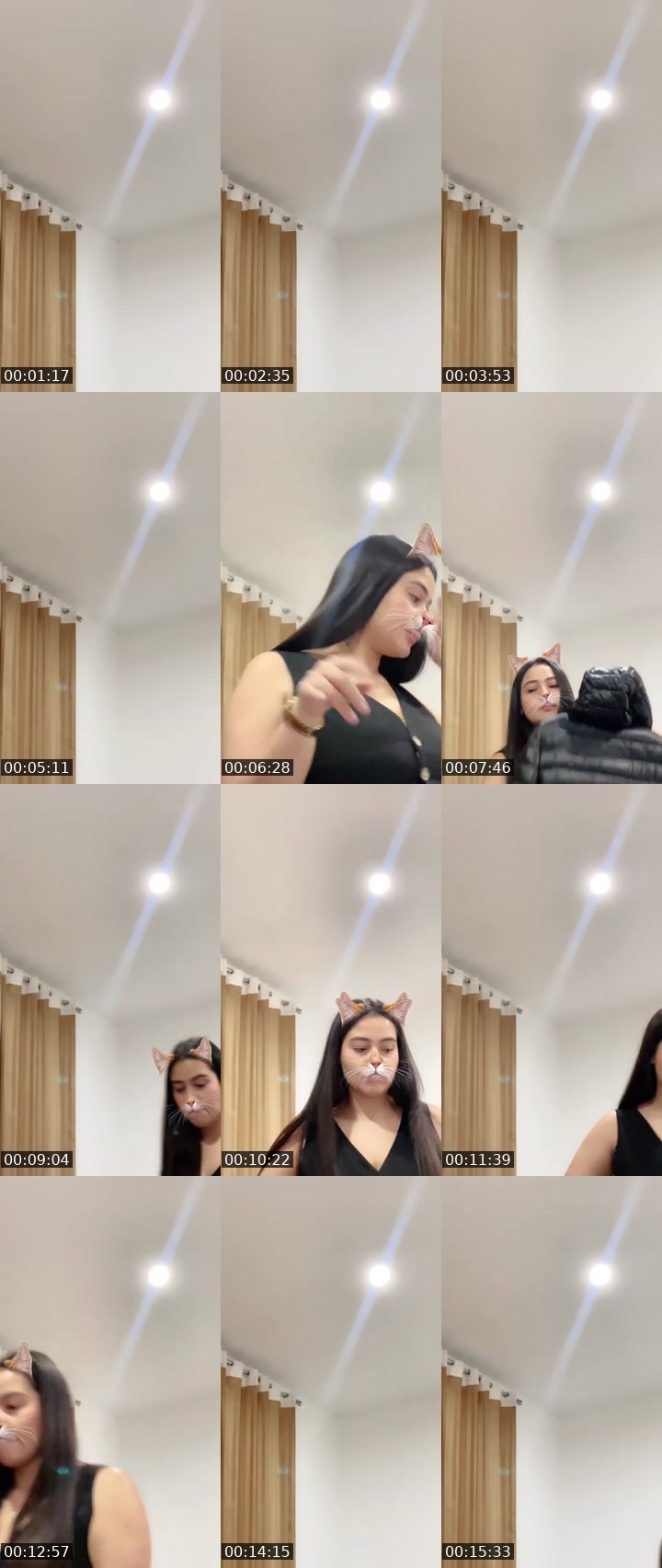 Contact-sheet preview of Cleopatra🪐🧸🔥's Liveme recording