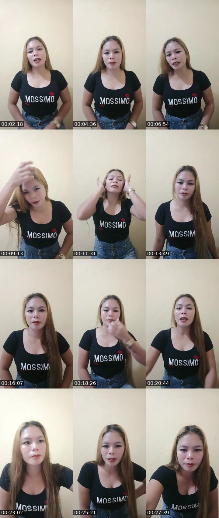 Contact-sheet preview of 👸 chealsea 🫧's Liveme recording