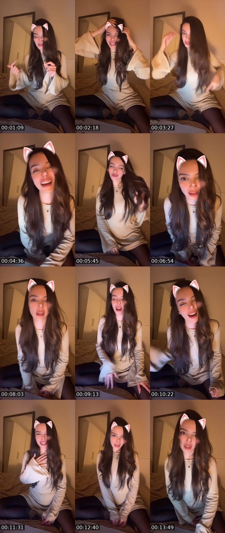 Contact-sheet preview of Jasmine💘's Liveme recording