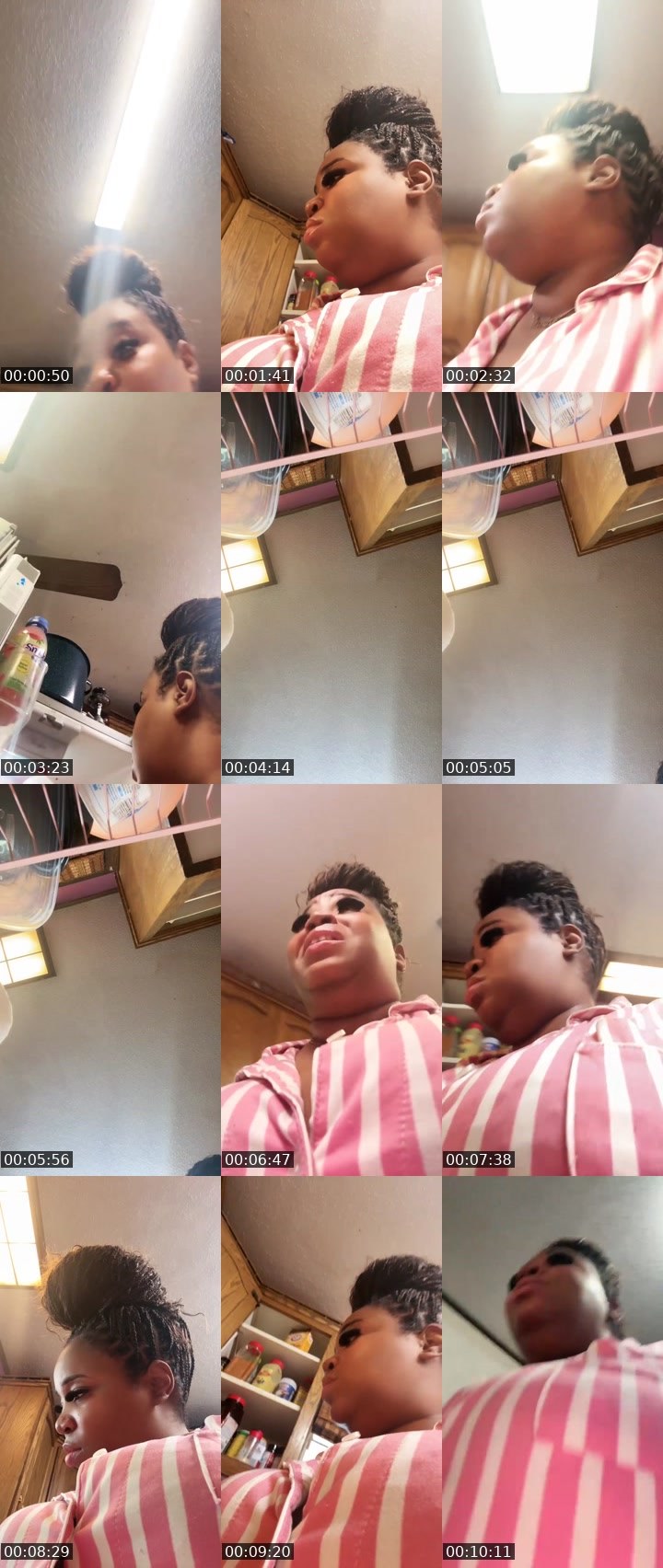 Contact-sheet preview of QUEENNJAS〽️INE🎭⃤'s Liveme recording