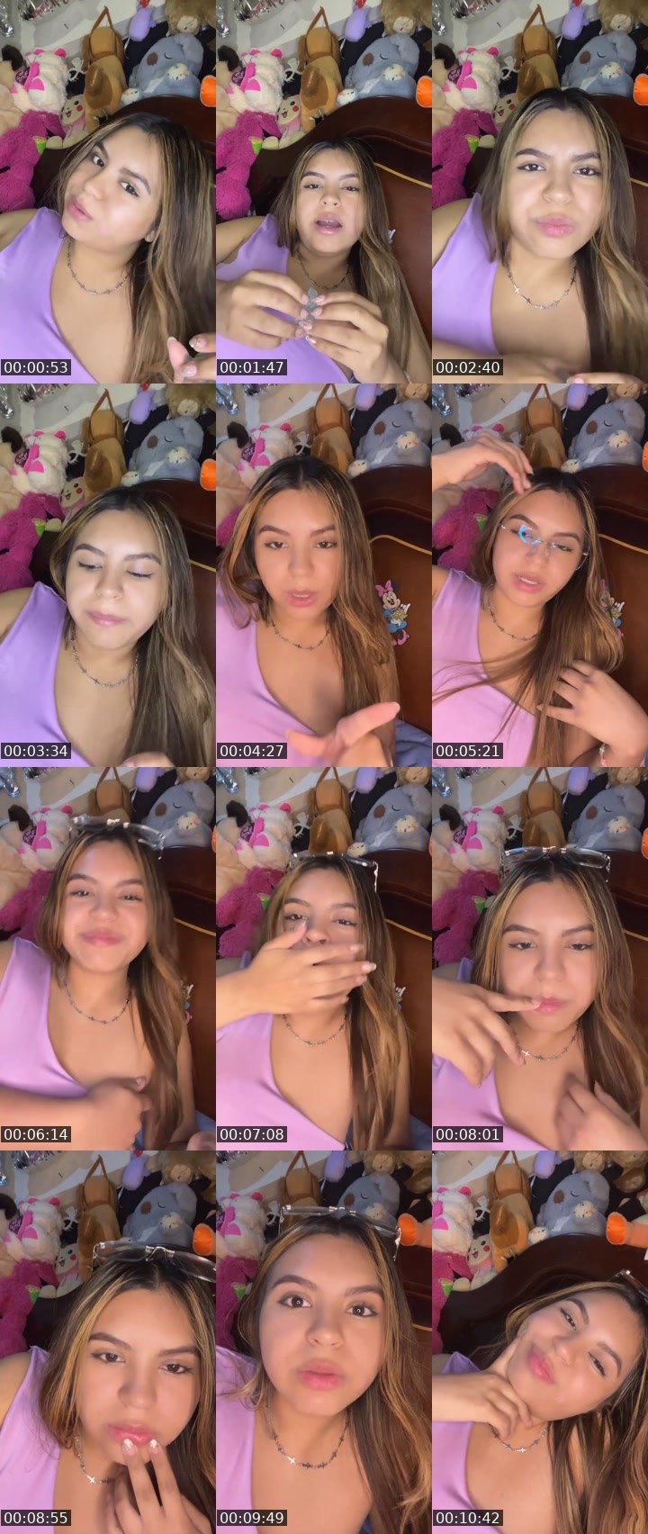 Contact-sheet preview of Emily9876☁️'s Liveme recording