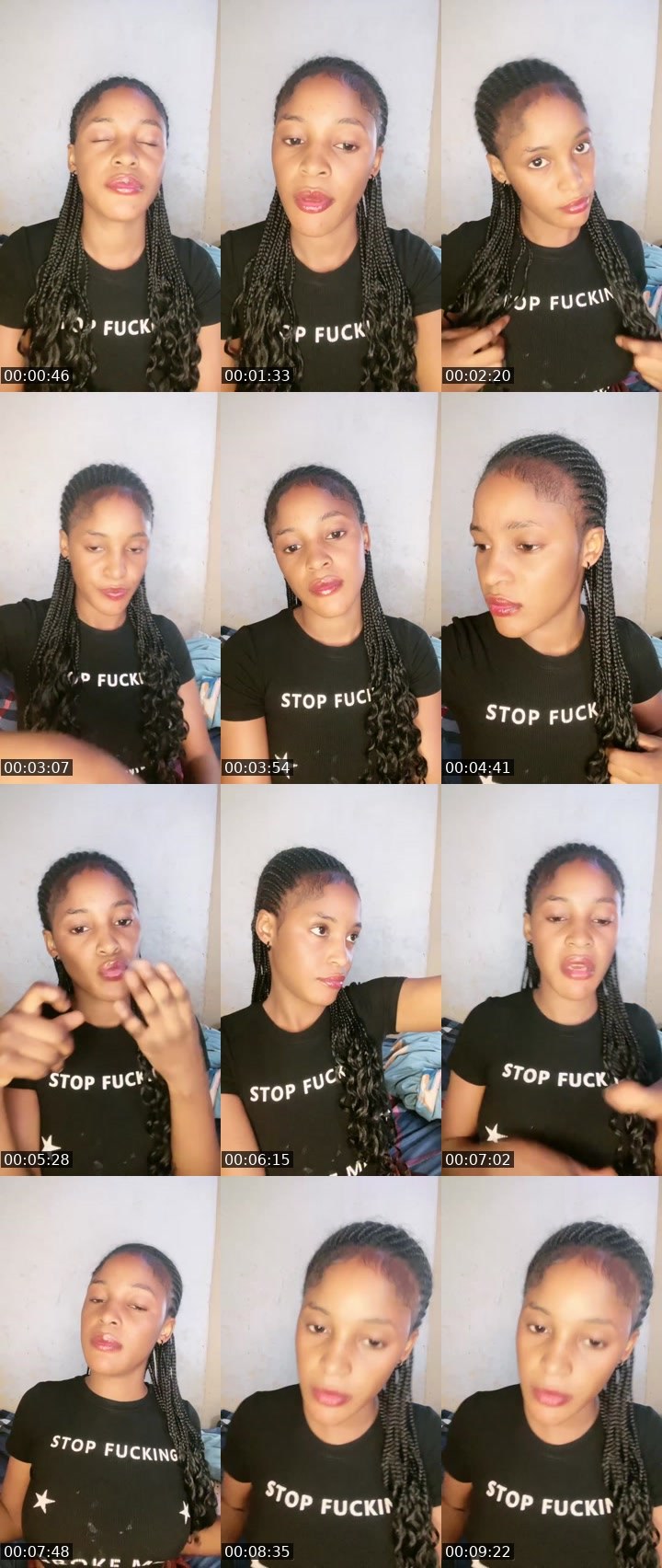 Contact-sheet preview of Pretty honey 🥹🤭🏦's Liveme recording