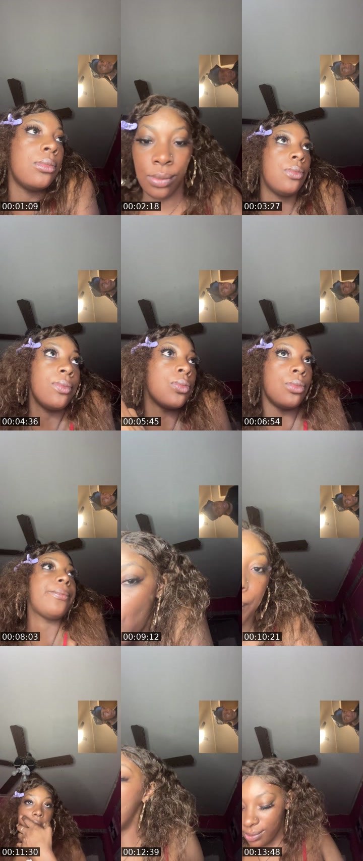 Contact-sheet preview of BrownSugar😍🤎's Liveme recording