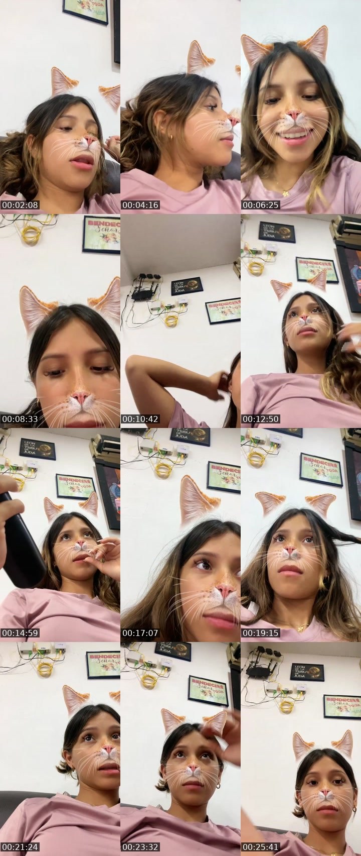 Contact-sheet preview of 👑⃤wily🧸's Liveme recording