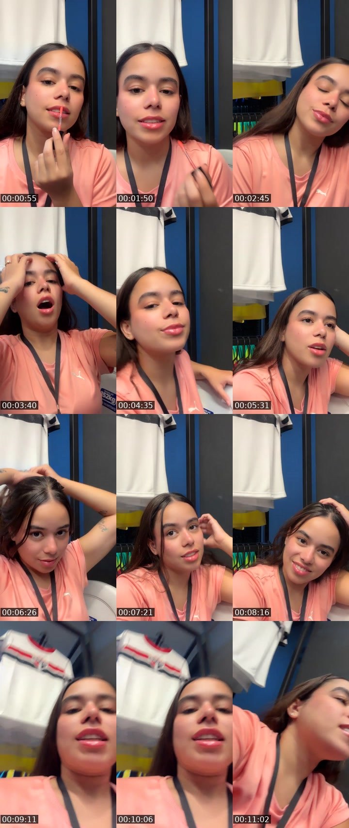 Contact-sheet preview of SweetCherry🍒's Liveme recording