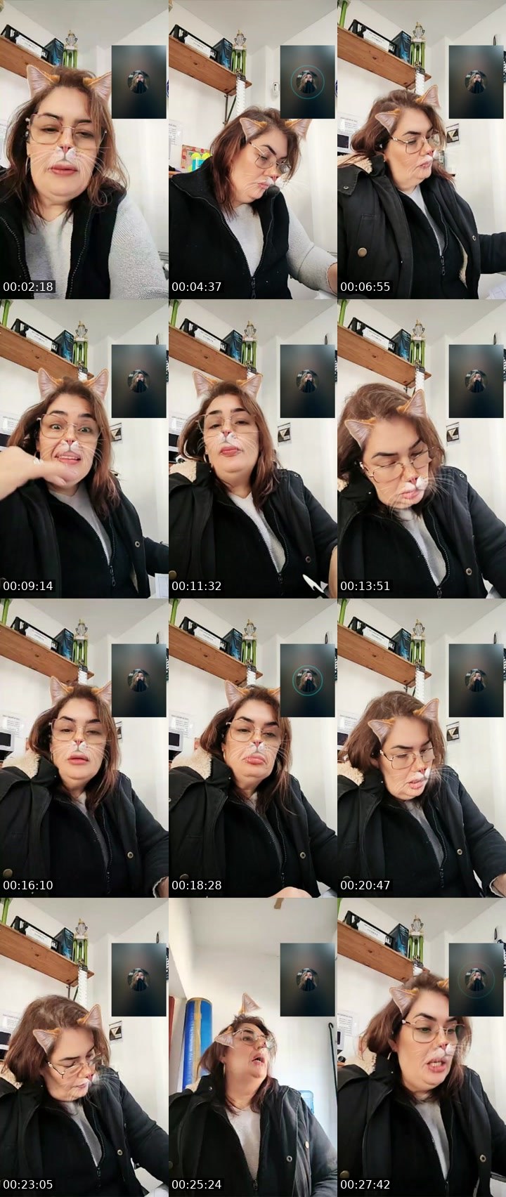Contact-sheet preview of ➤Lihadima🌈🦁's Liveme recording