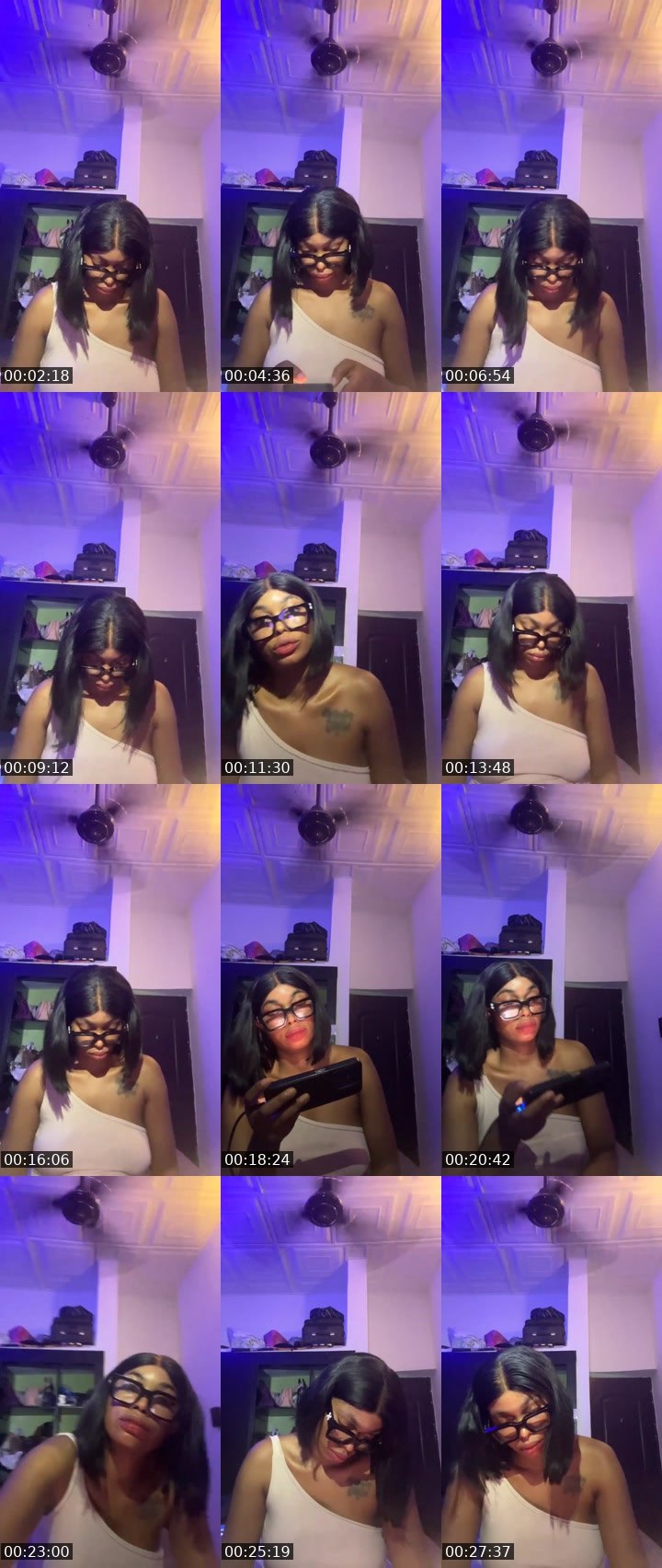 Contact-sheet preview of 14k🏦NellyBae🌺🦍's Liveme recording