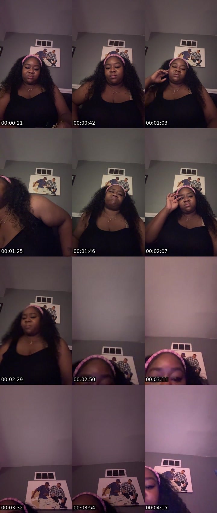 Contact-sheet preview of Nadiiebynature's Liveme recording