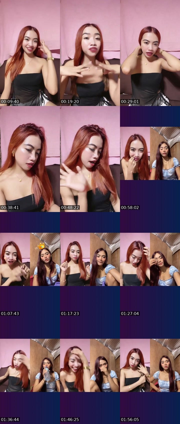 Contact-sheet preview of 👸Aravielle🌙's Liveme recording