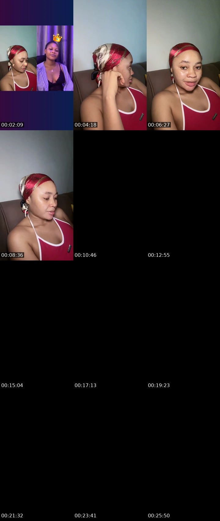 Contact-sheet preview of Bestgirl🤍's Liveme recording