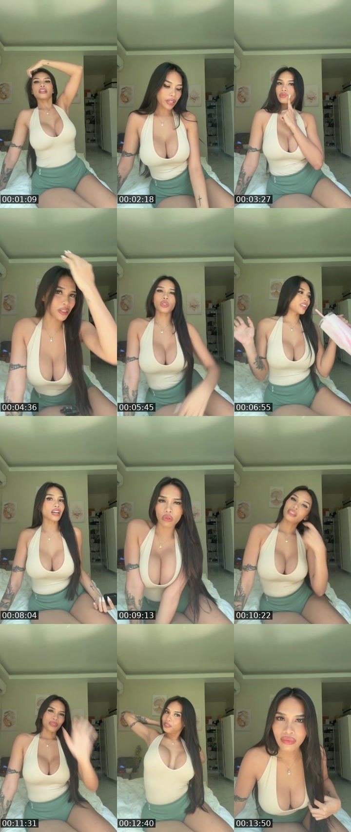 Contact-sheet preview of Hanni🫶🏻's Liveme recording