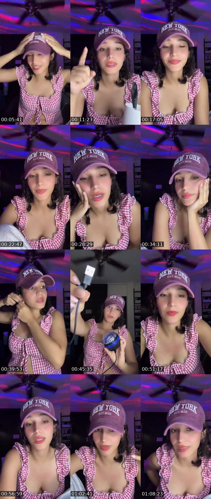 Contact-sheet preview of 💙Haydy💠's Liveme recording
