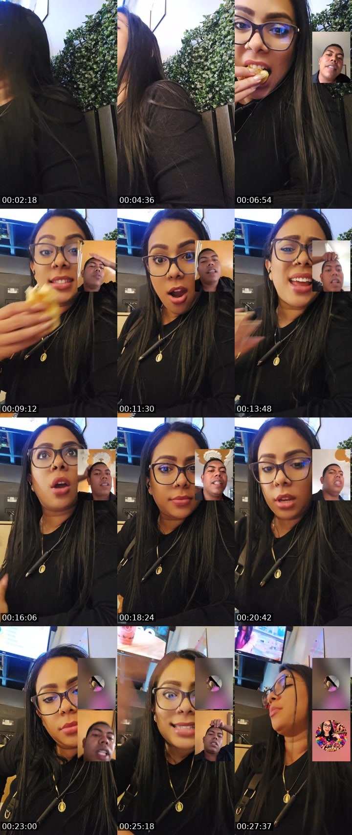 Contact-sheet preview of 🌈⃟🔆 GABY’AGENCY🛡️'s Liveme recording