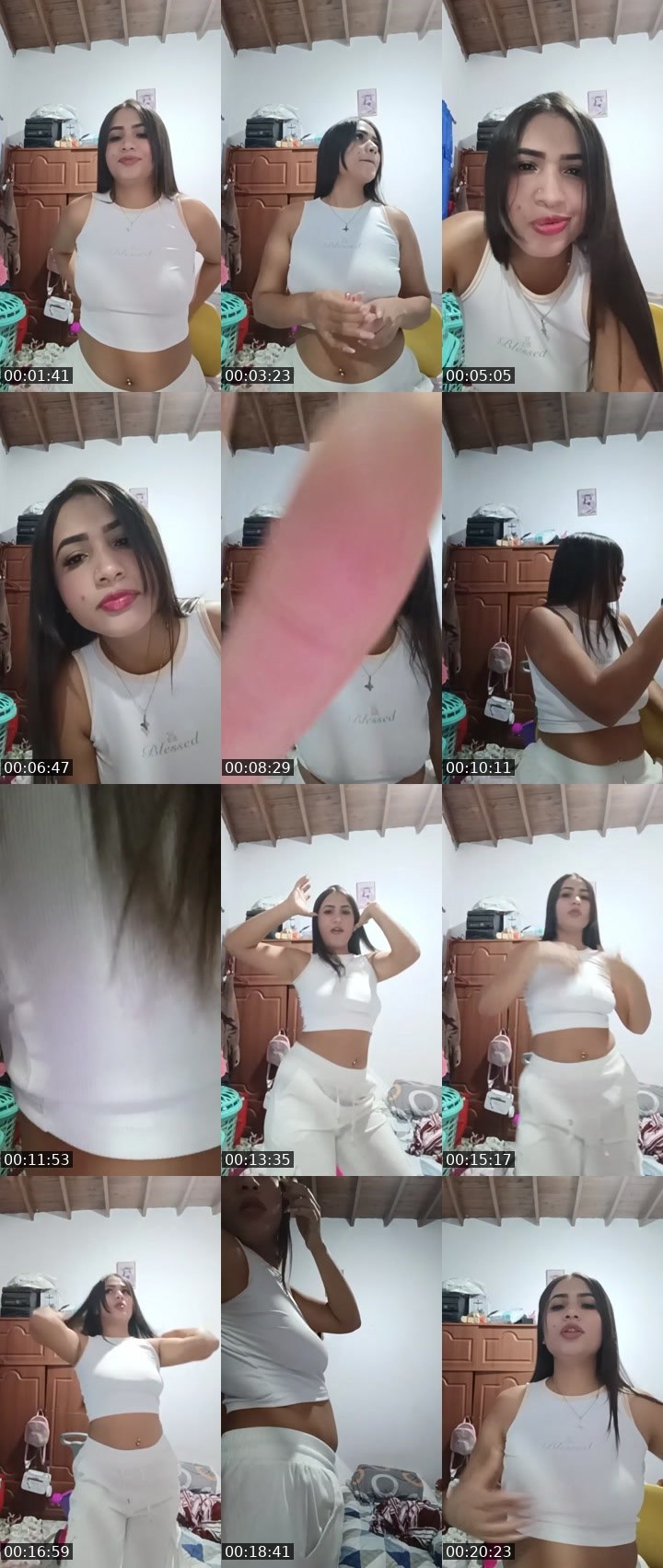 Contact-sheet preview of 👑⃤la sirenita's Liveme recording