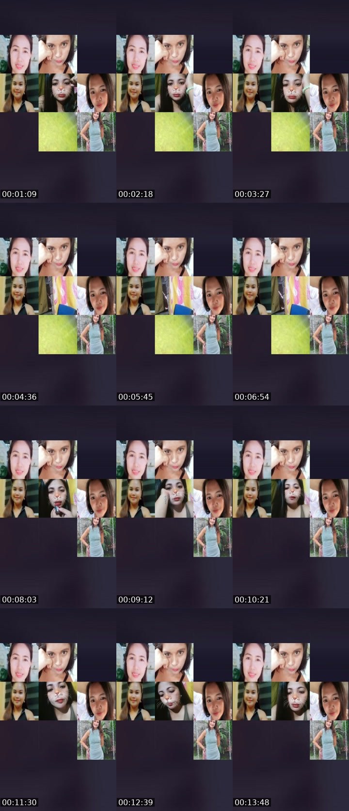 Contact-sheet preview of ♉️👸18kAjhey🦋's Liveme recording
