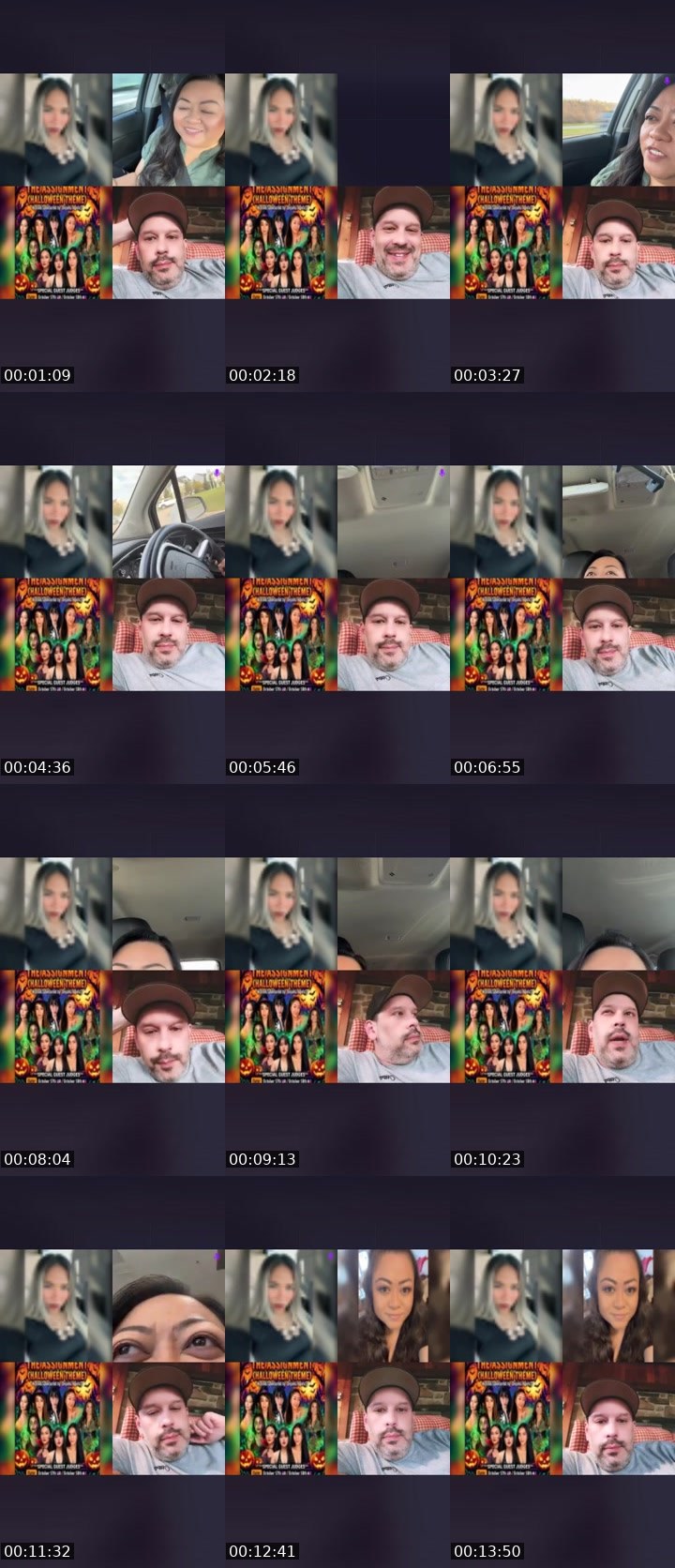 Contact-sheet preview of 💸🧿🐰Đ₳Đ₳💜🥑's Liveme recording