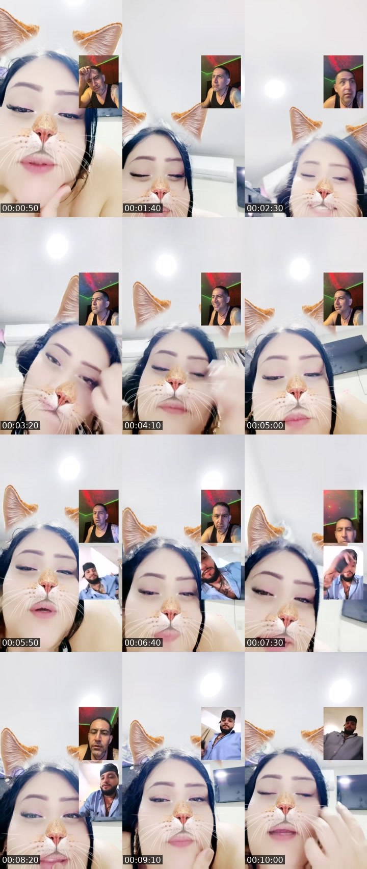 Contact-sheet preview of 🌐♡JULIE𓅓🪽's Liveme recording