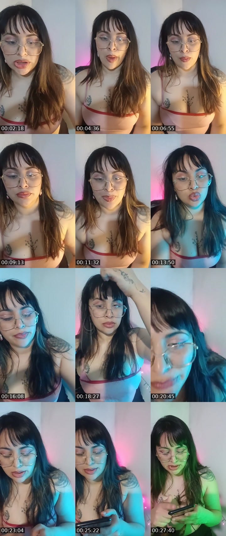 Contact-sheet preview of 🌐😏's Liveme recording