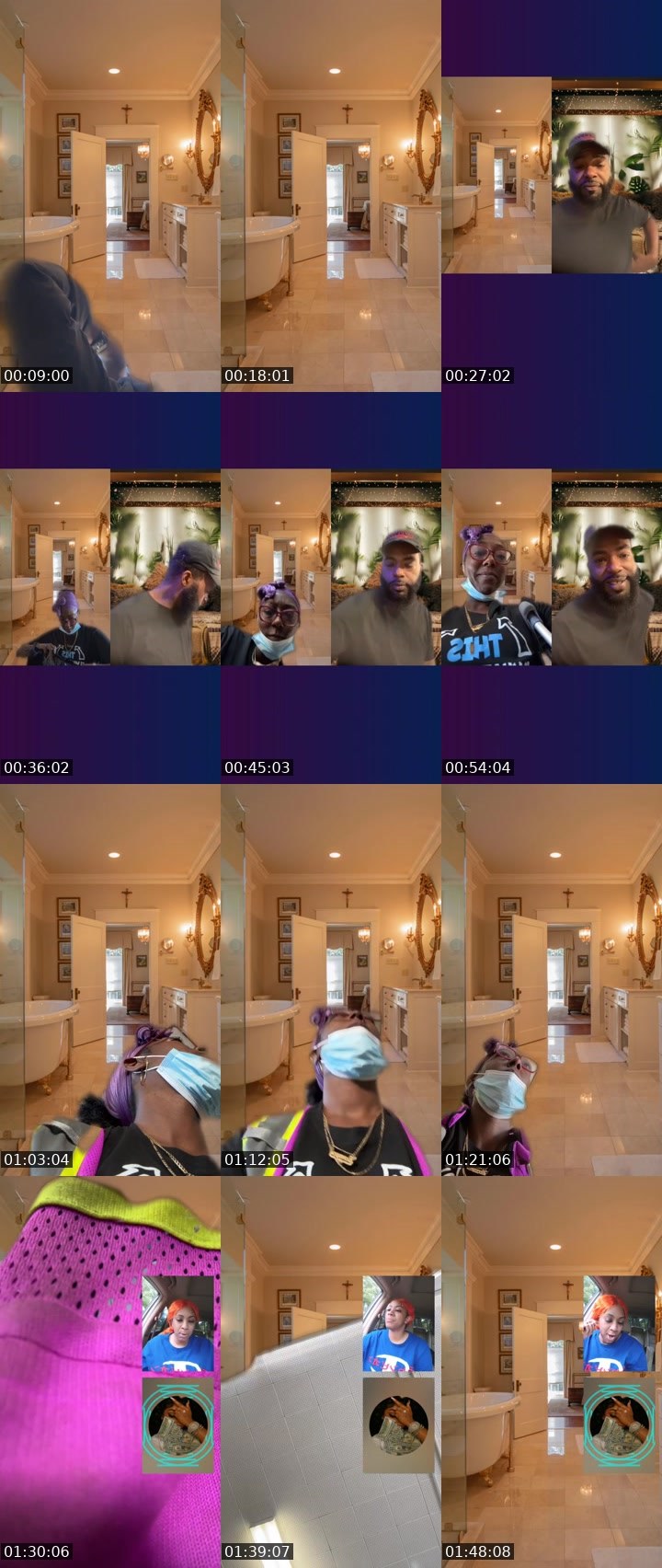 Contact-sheet preview of 👑ᴳᴺˢረᴀㄥᵉᵉᶻʸ⁴2⁰💨's Liveme recording